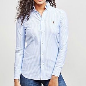 Ralph Lauren Slim Fit Cotton Oxford Shirt. Size 4